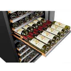 Lanbo 143 Bottles Triple Zone Stainless Steel Wine Coolers LP168T