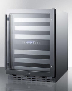 Summit - 24" 46-Bottle Dual-Zone Built-in ADA Compliant Wine Cooler (ALWC532)